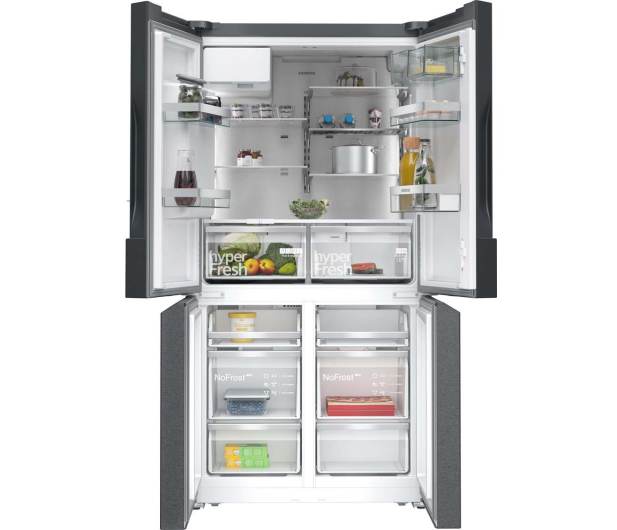 Siemens KF96DAXEA Multidoor 183cm Czarna Stal Szczotkowana 574L - 1516374 - zdjęcie 3